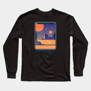 Official eegooblago meteorites "until next time... eyes to the sky!" Meteorite Long Sleeve T-Shirt